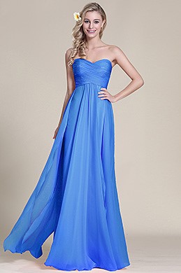 Robe bleu soirée