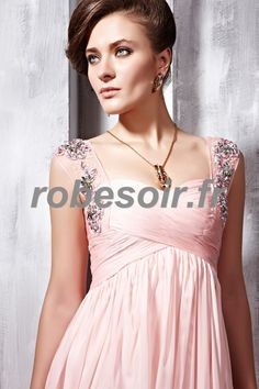 Robe ceremonie femme rose