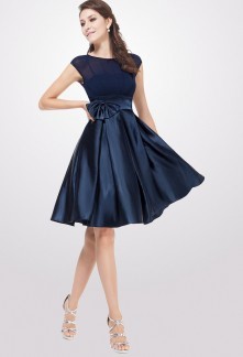 Robe chic bleu marine