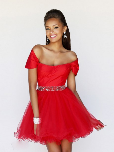 Robe cocktail mariage rouge