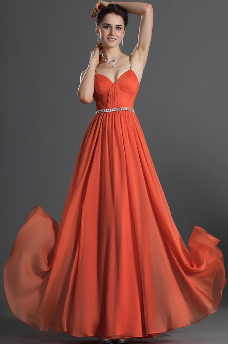 Robe cocktail orange