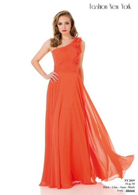 Robe cocktail orange