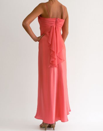 Robe corail longue