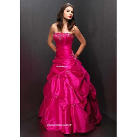 Robe de ceremonie fushia