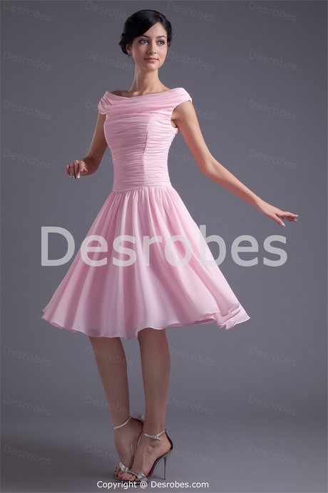 Robe de ceremonie rose