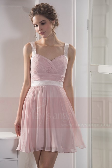 Robe de ceremonie rose