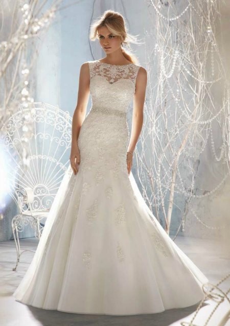 Robe de mariage en dentelle