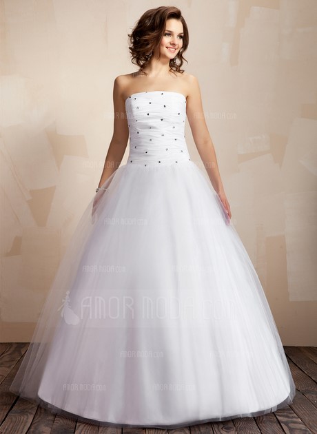 Robe de mariée avec bretelle