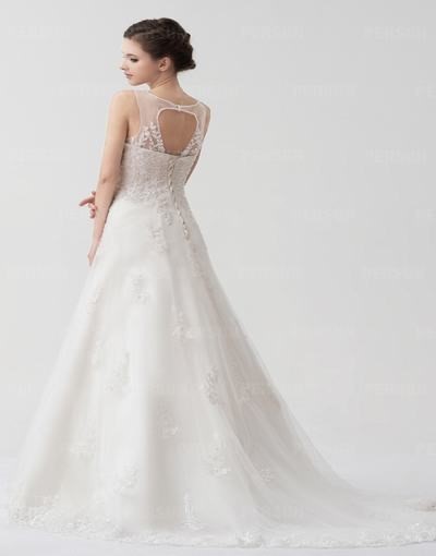 Robe de mariée avec bretelle