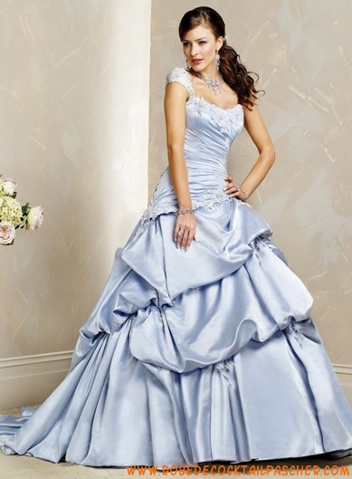 Robe de mariée bleu