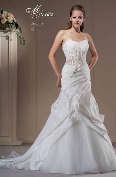 Robe de mariée bustier dentelle