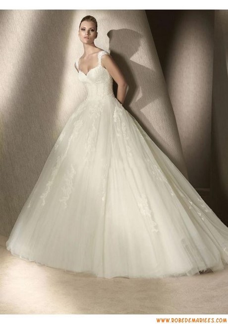 Robe de mariée princesse avec bretelle