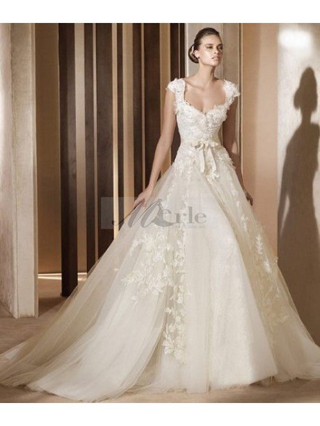 Robe de mariée princesse avec bretelle