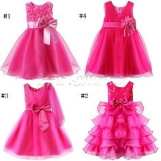 Robe de princesse bebe fille