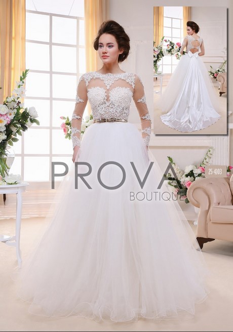 Robe de princesse manche longue