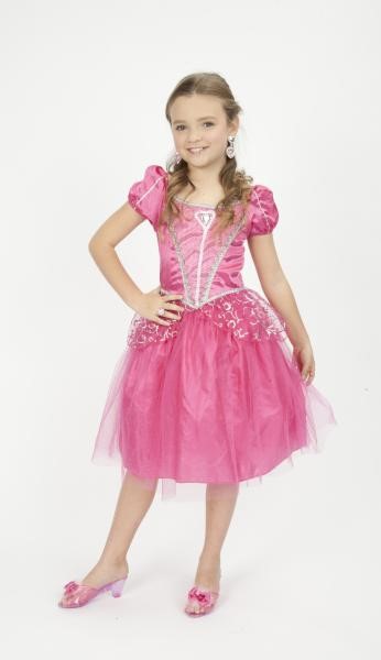 Robe de princesse rose fille