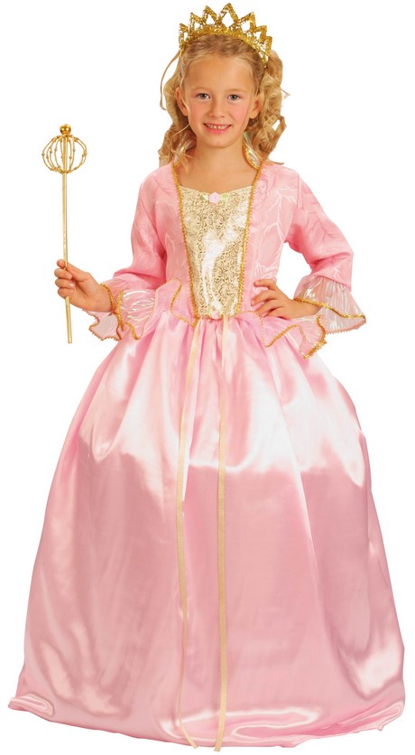 Robe de princesse rose fille