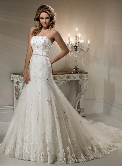 Robe en dentelle mariage