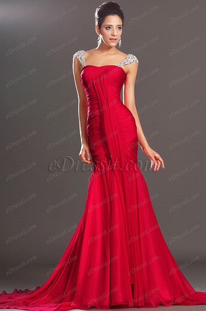 Robe fiancaille rouge