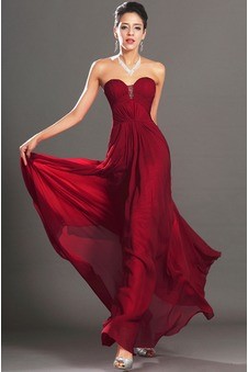 Robe gala rouge