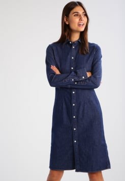 Robe jean longue