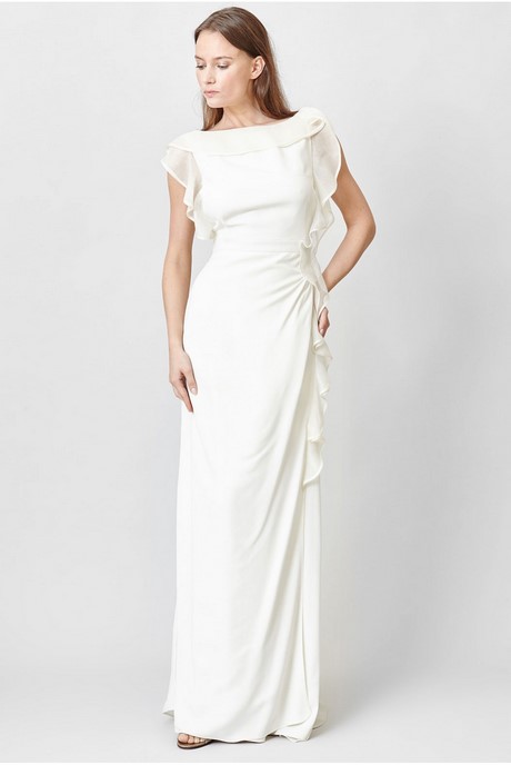 Robe longue blanc