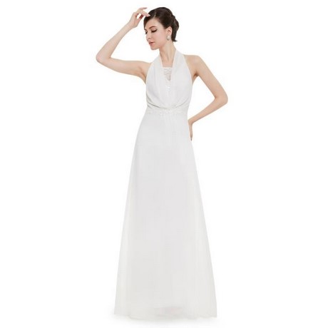 Robe longue blanche fluide