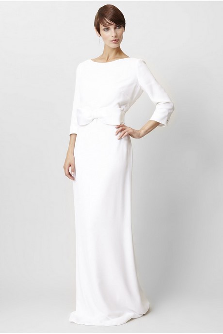 Robe longue blanche fluide