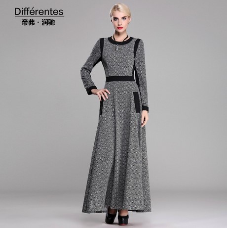 Robe longue d hiver pour femme