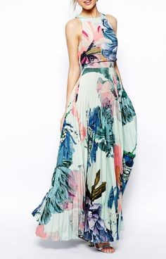 Robe longue dos nu été