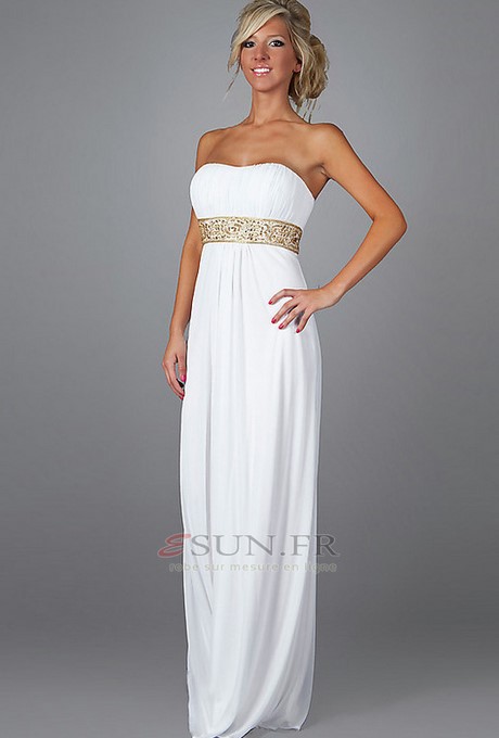 Robe longue empire