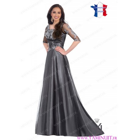 Robe longue manche longue noir