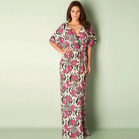 Robe longue motif