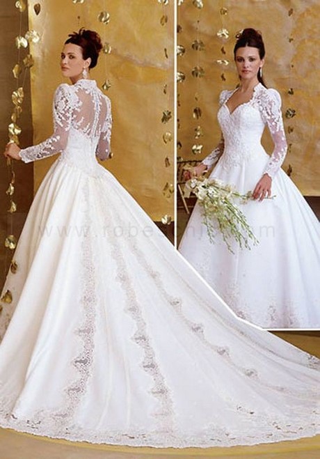 Robe mariée longue traine