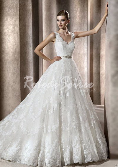 Robe mariée princesse dentelle