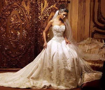 Robe mariee princesse longue traine