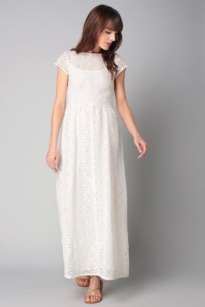 Robe maxi blanche