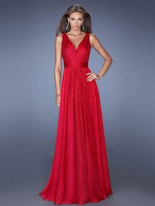 Robe maxi rouge