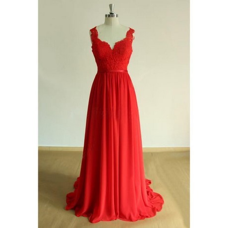 Robe maxi rouge