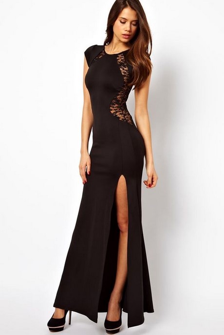 Robe noire de fete