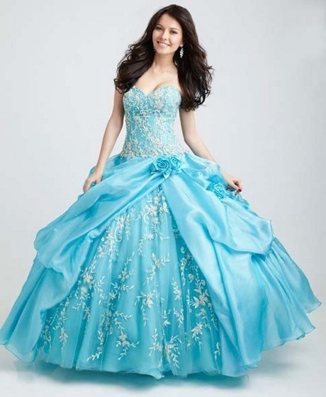 Robe princesse bleu