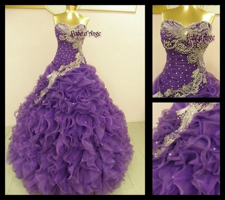 Robe princesse violette