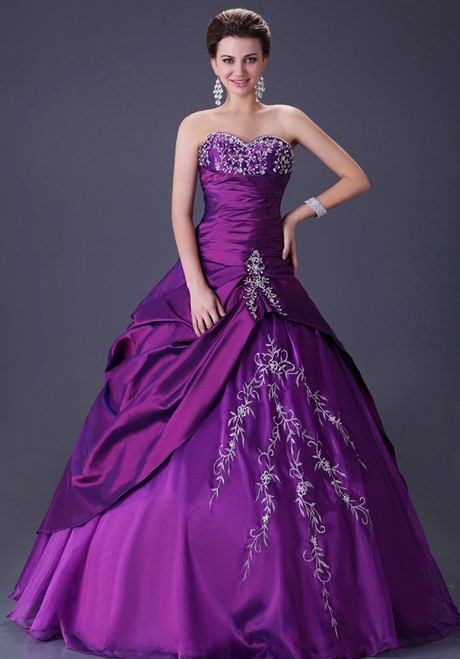 Robe princesse violette