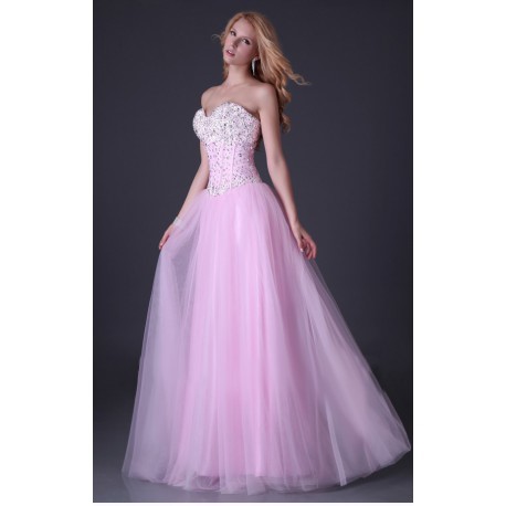 Robe rose de princesse