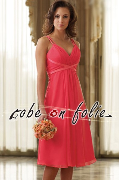 Robe rose pour ceremonie