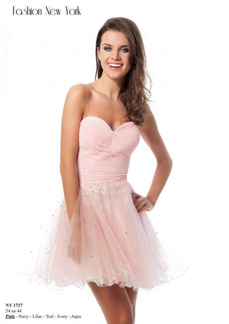 Robe rose pour ceremonie