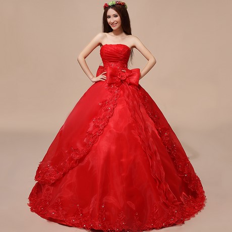 Robe rouge de princesse