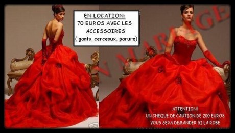 Robe rouge princesse