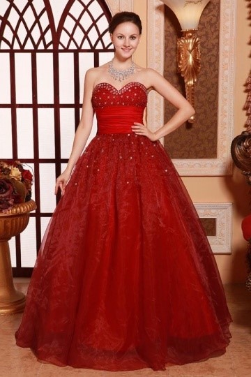 Robe rouge princesse