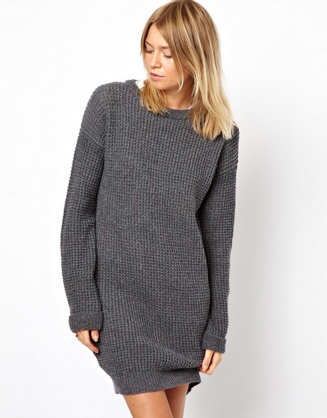 Pull robe laine